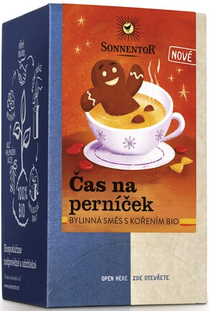 Čas na perníček (čaj bio, bylinná směs s kořením, porcovaný 32,4g) - neuveden