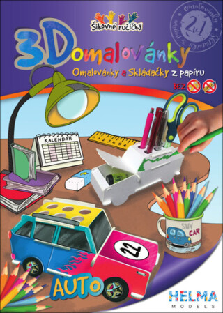 3D omalovánky Auto - 
