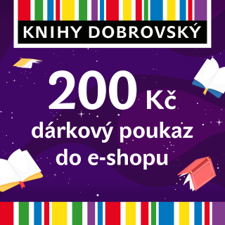 Knihomolská e-shopová dárková poukázka 200 Kč - 